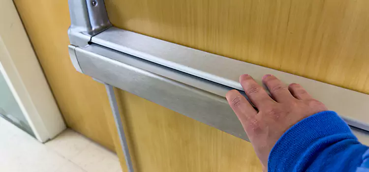 Installing a Push Bar on a Door Wyoming
